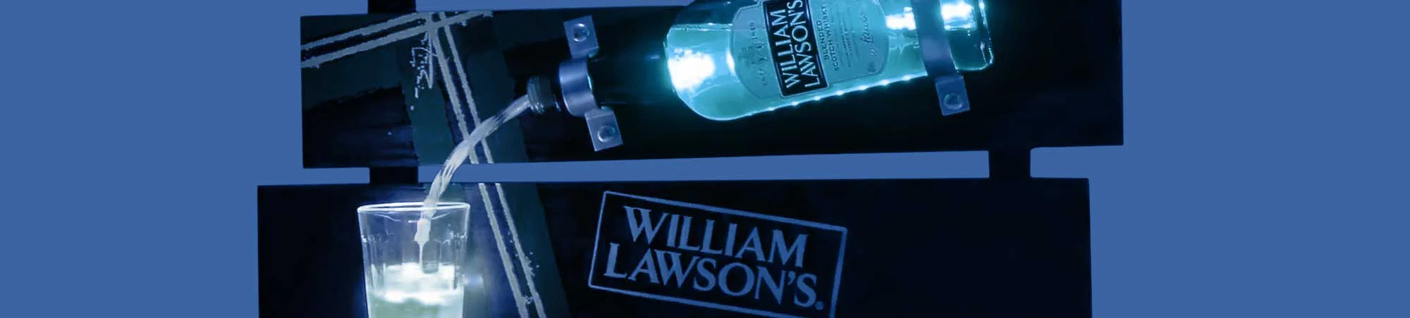 William Lawsons Leuchtreklame für Bar